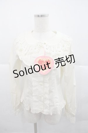 画像: BABY,THE STARS SHINE BRIGHT / La La La ♪ Swingブラウス  生成り I-25-12-22-016-BA-BL-SA-ZI