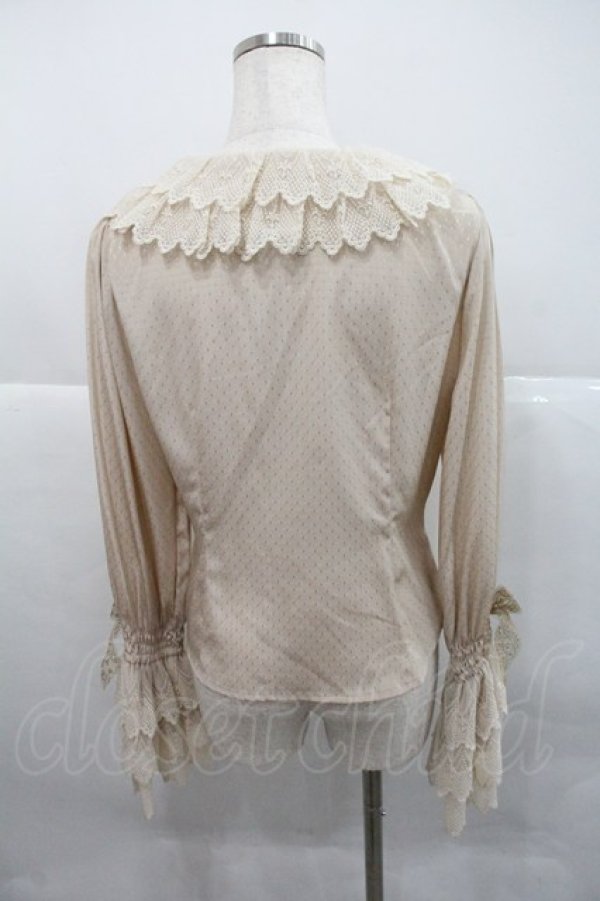 画像2: BABY,THE STARS SHINE BRIGHT / 天国の鍵ミネルヴァブラウス  ブラウン I-25-12-22-017-BA-BL-SA-ZI (2)