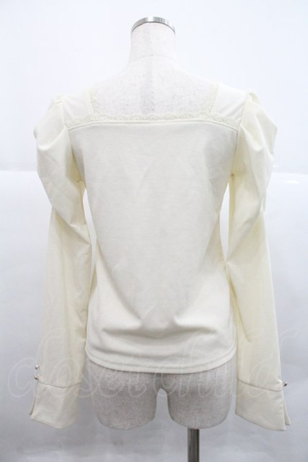 画像2: axes femme / 2WAYリボントップス F アイボリー I-25-12-22-033-AX-TO-TE-ZI (2)