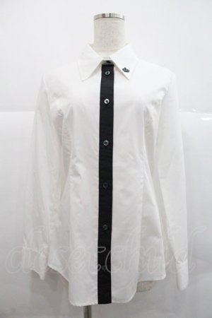 画像: GOLD SEAL / 襟王冠刺繍ブラウス M ホワイト I-25-12-22-035-GO-BL-SA-ZI