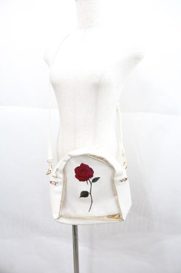 画像1: axes femme / 【美女と野獣】バッグ  白Ｘ赤Ｘ緑 I-25-12-24-001-AX-BG-SA-ZI (1)