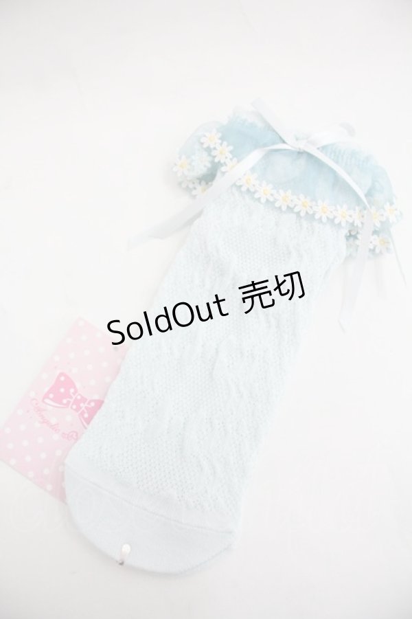 画像1: Angelic Pretty / マーガレットクルー丈ソックス  サックス I-25-12-24-037-AP-ZA-SA-ZI (1)