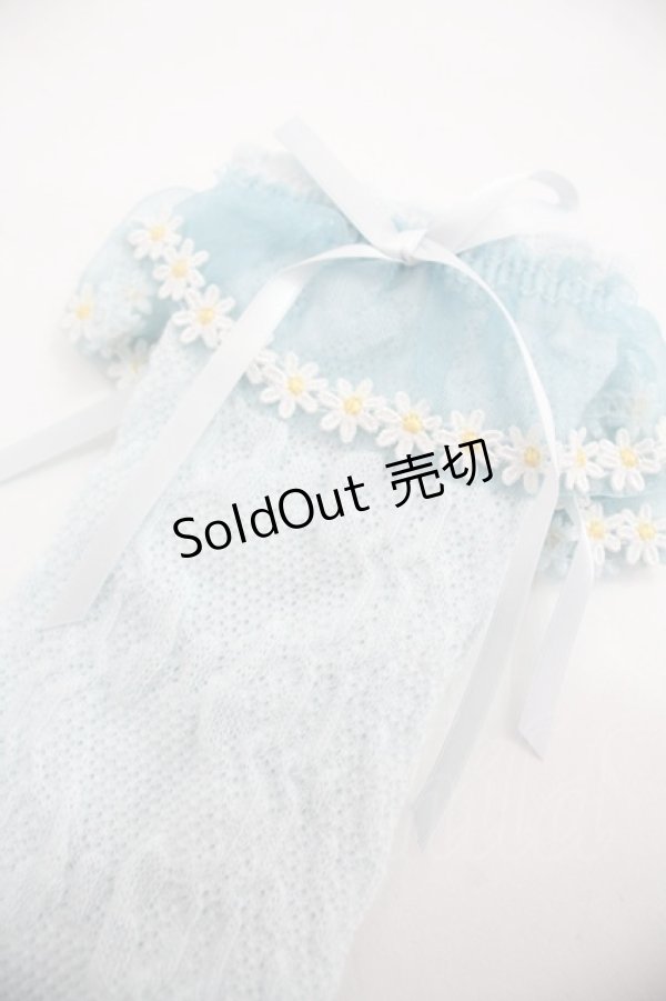 画像3: Angelic Pretty / マーガレットクルー丈ソックス  サックス I-25-12-24-037-AP-ZA-SA-ZI (3)