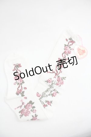 画像: BABY,THE STARS SHINE BRIGHT / スウィーティーギンガムボーダー柄オーバーニー  白 I-25-12-24-041-BA-ZA-SA-ZI