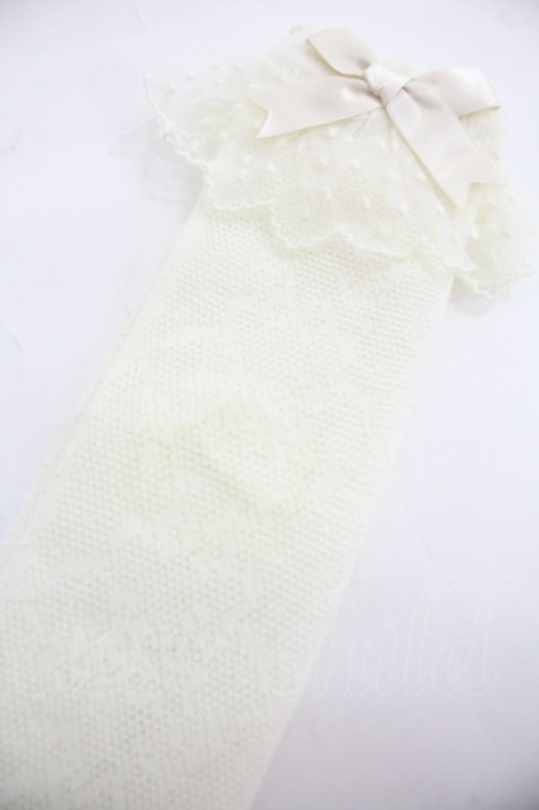 画像3: Angelic Pretty / Lacyクルー丈ソックス  アイボリー I-25-12-24-042-AP-ZA-SA-ZI (3)