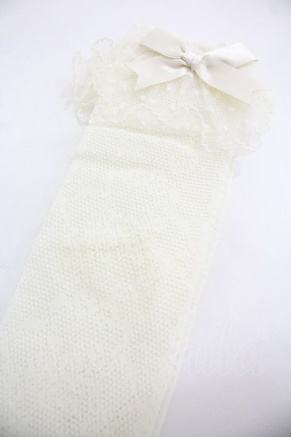 画像3: Angelic Pretty / Lacyクルー丈ソックス  アイボリー I-25-12-24-044-AP-ZA-SA-ZI (3)