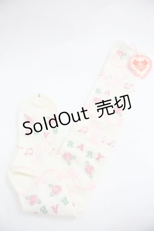 画像: BABY,THE STARS SHINE BRIGHT / La La La ♪ Swing Furry Puppy柄オーバーニーソックス  キナリ I-25-12-24-045-BA-ZA-SA-ZI