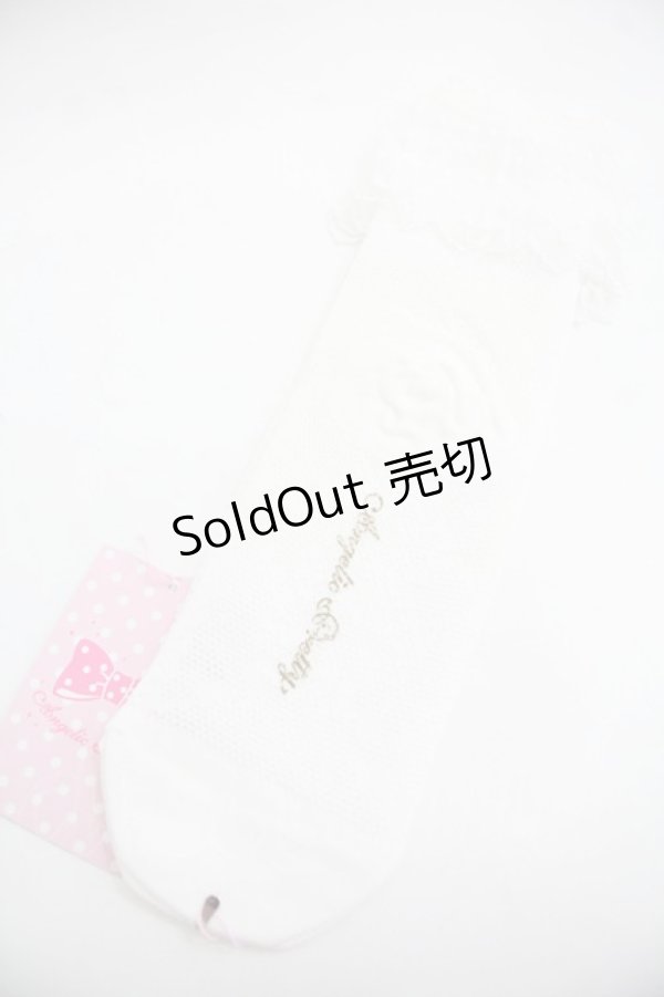画像2: Angelic Pretty / Lacyクルー丈ソックス  白 I-25-12-24-046-AP-ZA-SA-ZI (2)
