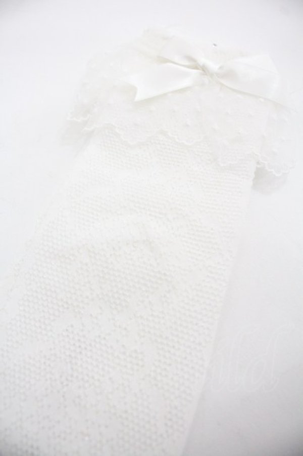 画像3: Angelic Pretty / Lacyクルー丈ソックス  白 I-25-12-24-046-AP-ZA-SA-ZI (3)