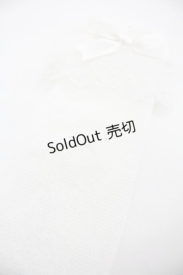 画像3: Angelic Pretty / Lacyクルー丈ソックス  白 I-25-12-24-046-AP-ZA-SA-ZI (3)