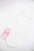 画像1: Angelic Pretty / Lacyクルー丈ソックス  白 I-25-12-24-047-AP-ZA-SA-ZI (1)
