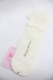画像2: Angelic Pretty / Lacyクルー丈ソックス  アイボリー I-25-12-24-049-AP-ZA-SA-ZI (2)