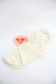 画像1: BABY,THE STARS SHINE BRIGHT / Bichon Cirqueクルー丈ソックス  生成り I-25-12-24-054-BA-ZA-SA-ZI (1)