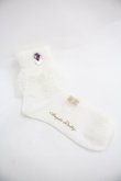 画像2: Angelic Pretty / Jewelryクルー丈ソックス  白 I-25-12-24-056-AP-ZA-SA-ZI (2)