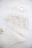 画像3: Angelic Pretty / Jewelryクルー丈ソックス  白 I-25-12-24-056-AP-ZA-SA-ZI (3)