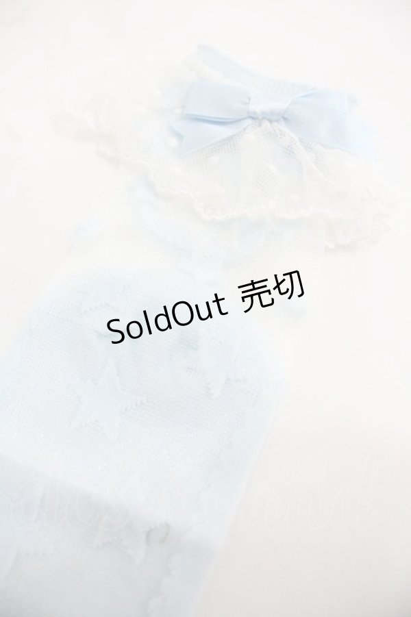 画像3: Angelic Pretty / Twinkle Starクルー丈ソックス  サックス I-25-12-24-057-AP-ZA-SA-ZI (3)