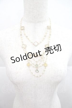 画像: BABY,THE STARS SHINE BRIGHT / Voyage dans le temps  Belle Epoque の空の下 ネックレス  ゴールドＸ白 I-25-12-24-006-BA-AC-SA-ZI