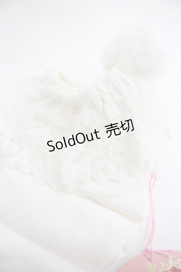 画像3: BABY,THE STARS SHINE BRIGHT / Bichon Cirqueクルー丈ソックス  白 I-25-12-24-059-BA-ZA-SA-ZI (3)