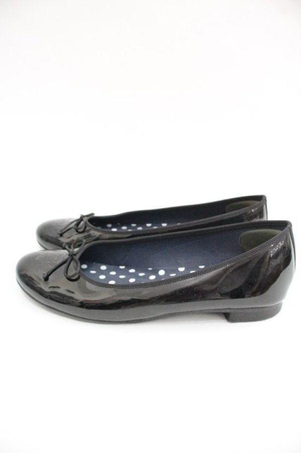 画像2: INGEBORG / バレエシューズ 5 黒 I-25-12-24-060-LO-SH-SA-ZI (2)