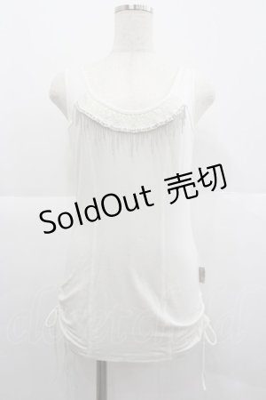 画像: Rozen Kavalier / チェーンデザインタンク  白Ｘシルバー I-25-12-24-066-OO-TO-SA-ZI