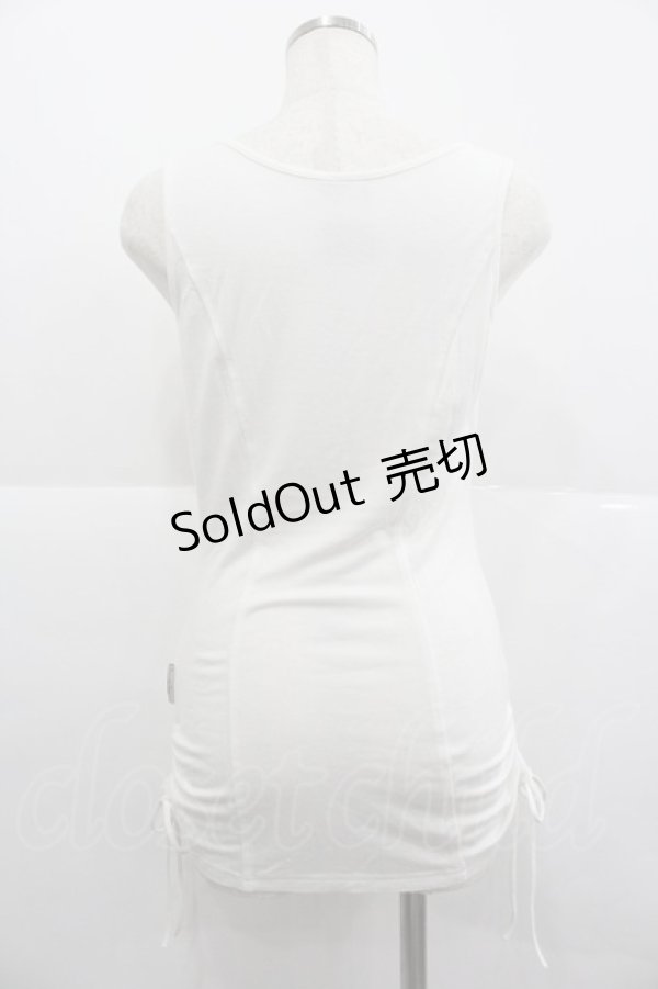 画像2: Rozen Kavalier / チェーンデザインタンク  白Ｘシルバー I-25-12-24-066-OO-TO-SA-ZI (2)