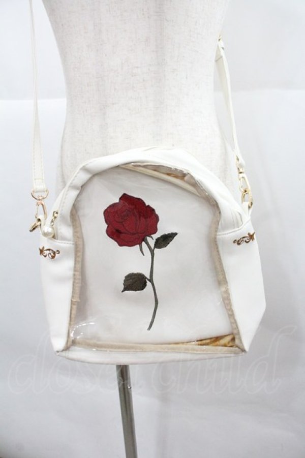 画像2: axes femme / 【美女と野獣】バッグ  白Ｘ赤Ｘ緑 I-25-12-24-001-AX-BG-SA-ZI (2)