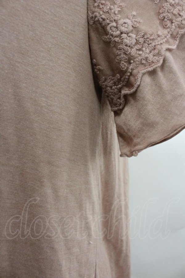 画像3: axes femme / シャンデリアptTシャツ M ピンク I-25-12-24-074-AX-TS-TE-ZI (3)