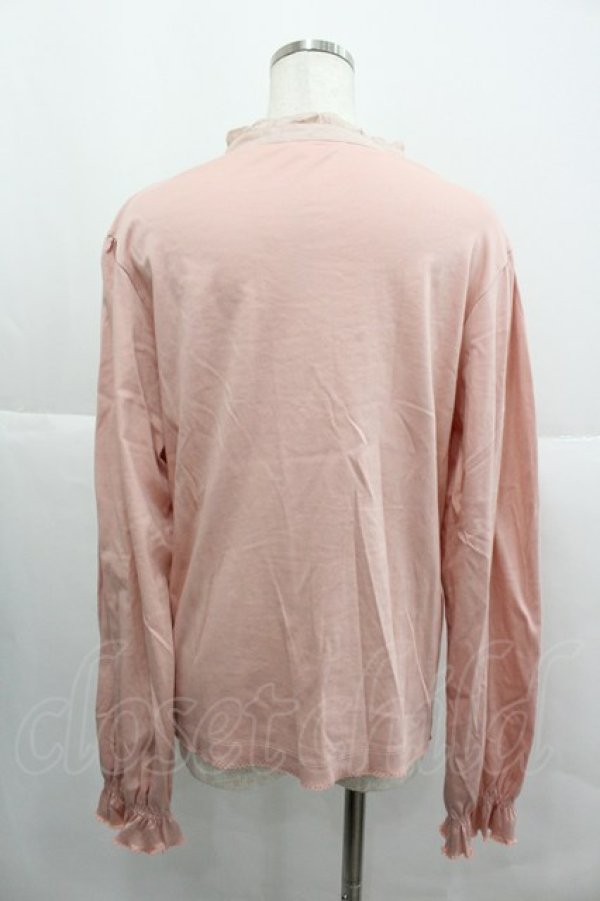 画像2: PINK HOUSE / ローンヨーク使いハイネックカットソー 4(L) ピンク I-25-12-24-077-LO-TO-SA-ZI (2)