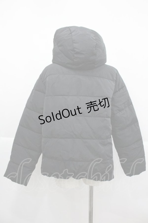 画像2: PINK HOUSE / 2021年ハッピーセット ハーフメモリーフード ブルゾン  黒 I-25-12-24-092-LO-CO-SA-ZI (2)