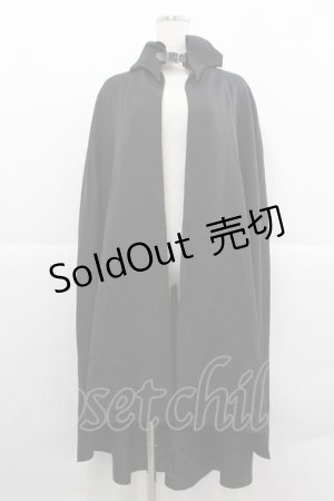画像: Moi-meme-Moitie / 蝙蝠マント  黒 I-25-12-24-094-MO-JA-SA-ZI
