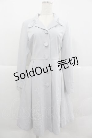 画像: Secret Honey / エンブロイダリー・スプリングコート(シンデレラver.)  サックス I-25-12-24-096-CA-CO-SA-ZI