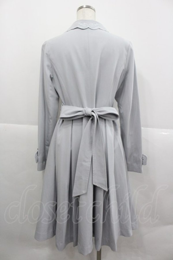 画像2: Secret Honey / エンブロイダリー・スプリングコート(シンデレラver.)  サックス I-25-12-24-096-CA-CO-SA-ZI (2)