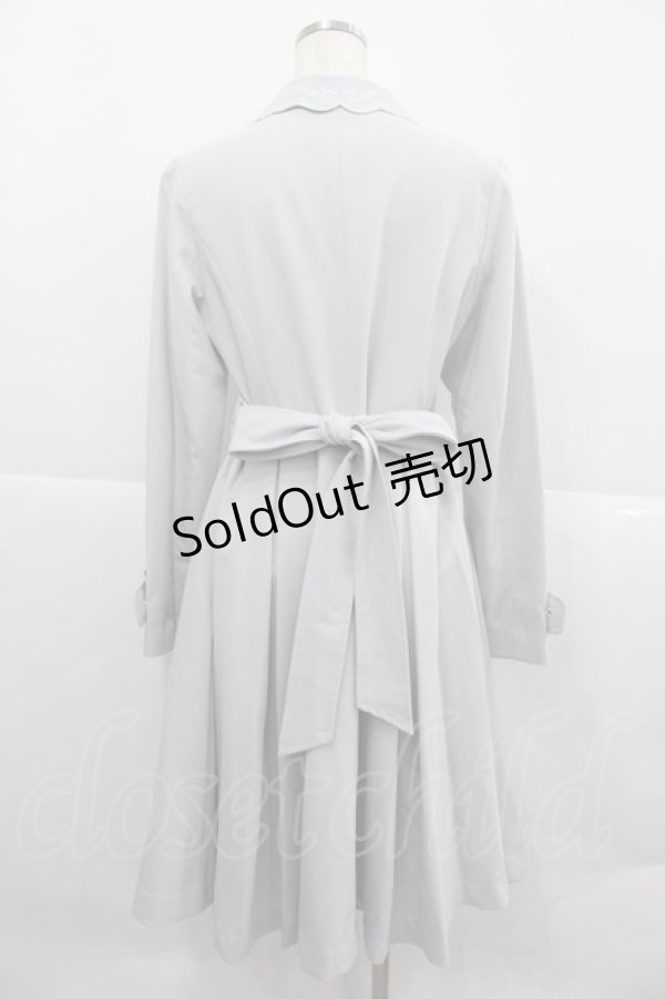 画像2: Secret Honey / エンブロイダリー・スプリングコート(シンデレラver.)  サックス I-25-12-24-096-CA-CO-SA-ZI (2)