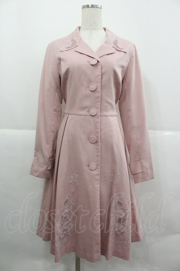 画像1: Secret Honey / エンブロイダリー・スプリングコート(眠れる森の美女ver.)  ピンク I-25-12-24-097-CA-CO-SA-ZI (1)
