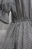 画像3: m petit by misako / AM*ギンガムCHKワンピース M 黒チェック I-25-12-24-100-LO-OP-SA-ZI (3)