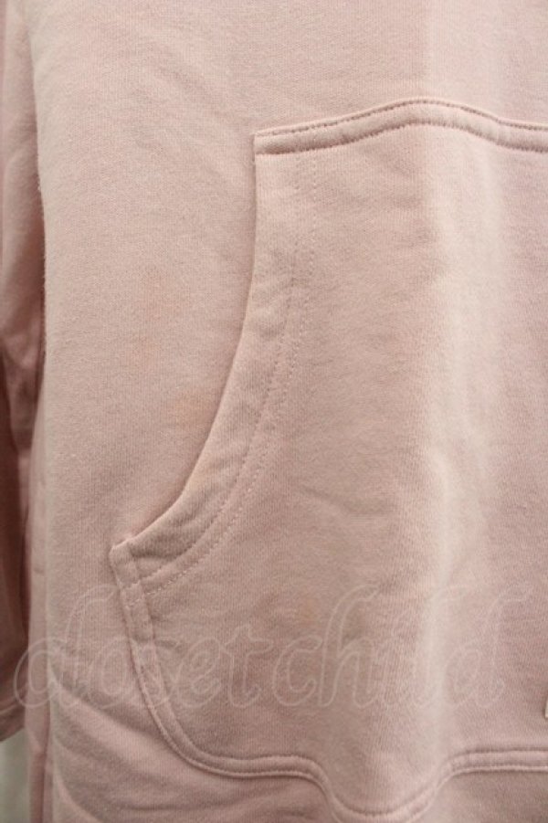 画像3: PINK HOUSE / ロゴ＆ネームワッペン使いフードワンピース  ピンク I-25-12-24-105-LO-OP-TE-ZI (3)