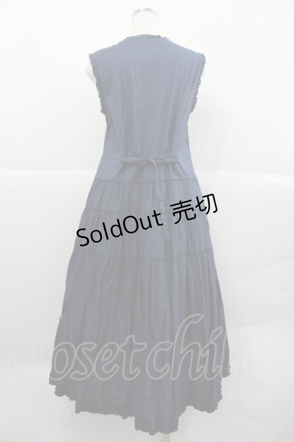 画像2: PINK HOUSE / フリルローンワンピース  ネイビー I-25-12-24-109-LO-OP-TE-ZI (2)