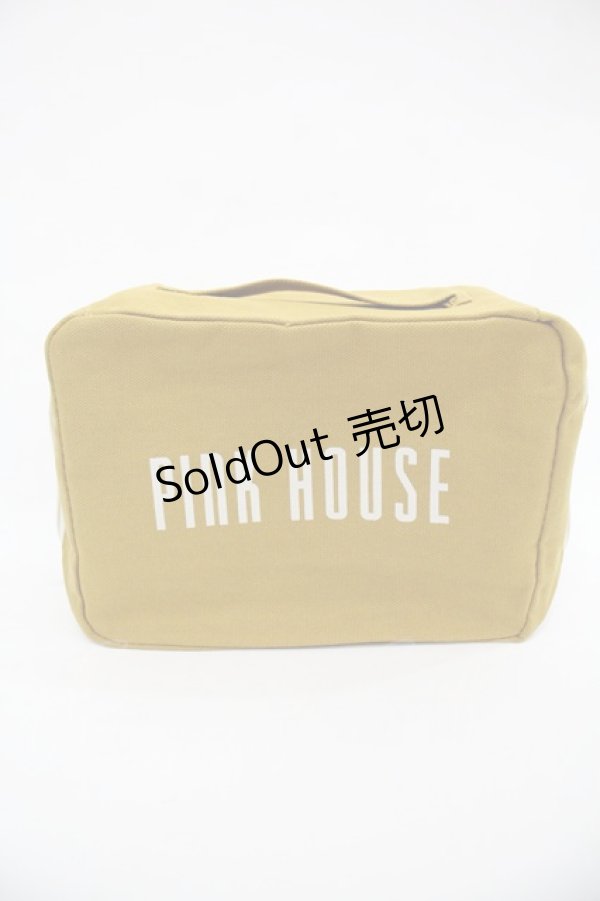 画像2: PINK HOUSE / ロゴポーチ  カラシ I-25-12-24-010-LO-ZA-SA-ZI (2)