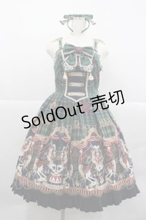 画像: Angelic Pretty / Cirque du L'Etoile Specialジャンパースカートセット  グリーン I-25-12-24-114-AP-OP-SA-ZI