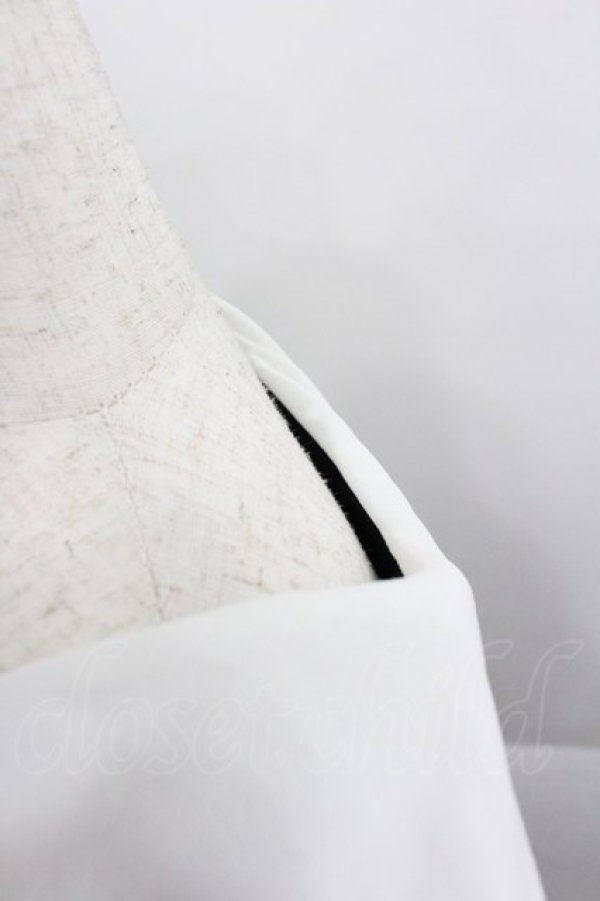 画像3: DearMyLove / ハートビジューリボンレース学園ワンピース M 黒Ｘ白 I-25-12-24-116-EL-OP-SA-ZI (3)