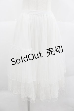 画像: axes femme Kawaii / クラシックパニエ  白 I-25-12-24-117-AX-SK-SA-ZI