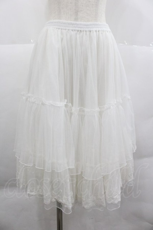 画像1: axes femme kawaii / クラシックパニエ  白 I-25-12-24-117-AX-SK-SA-ZI (1)