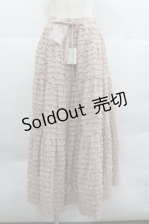 画像: PINK HOUSE / ローンフリルスカート  ピンク I-25-12-24-119-LO-SK-SA-ZI