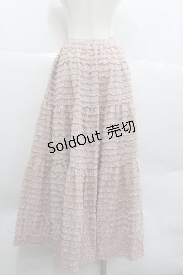 画像2: PINK HOUSE / ローンフリルスカート  ピンク I-25-12-24-119-LO-SK-SA-ZI (2)