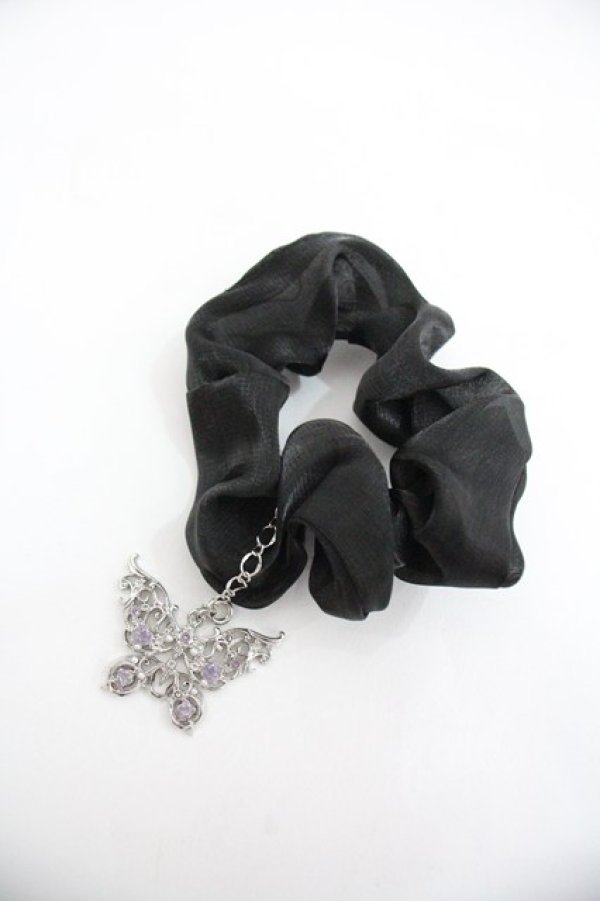 画像1: axes femme / THANKS FES ノベルティシュシュ  黒 I-25-12-24-016-AX-AC-SA-ZI (1)