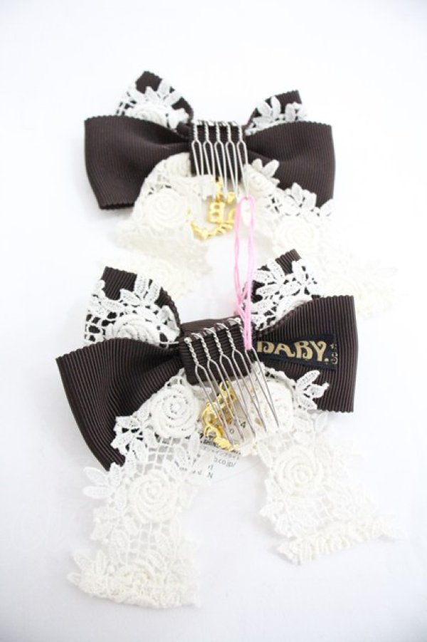 画像2: BABY,THE STARS SHINE BRIGHT / プリンセスドロップゆらゆらコーム  ブラウン I-25-12-24-018-BA-AC-SA-ZI (2)