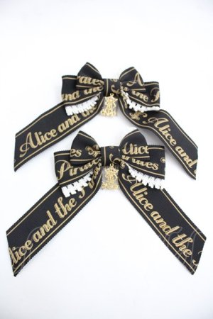 画像: ALICE and the PIRATES / パイレーツロゴグログランコーム  黒 I-25-12-24-019-PA-AC-SA-ZI