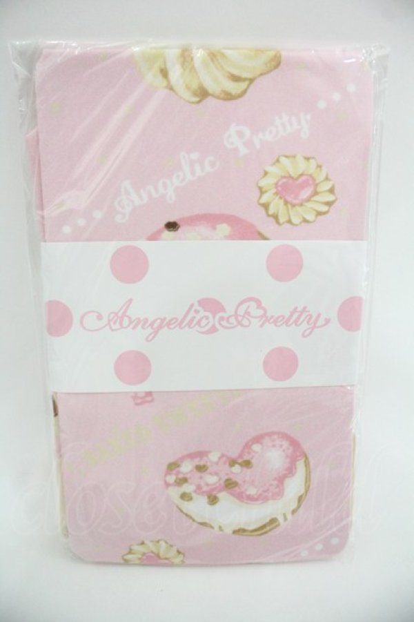 画像1: Angelic Pretty / Baked Sweets Paradeタイツ  ピンク I-25-12-24-025-AP-ZA-SA-ZI (1)