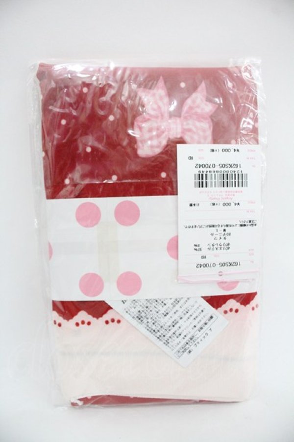 画像2: Angelic Pretty / Wrapping Cherryタイツ  赤 I-25-12-24-026-AP-AC-SA-ZI (2)