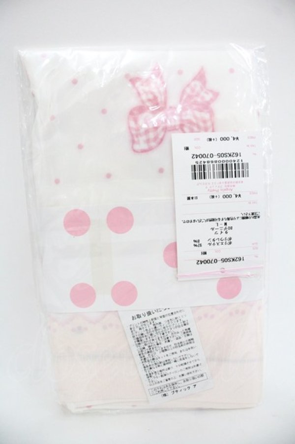 画像2: Angelic Pretty / Wrapping Cherryタイツ  白 I-25-12-24-027-AP-AC-SA-ZI (2)